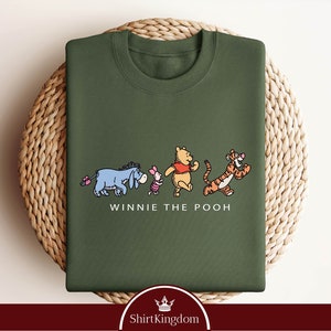 Winnie The Pooh And Friends Sweatshirt, Winnie The Pooh Sweatshirt, Pooh Bear Sweatshirt, Disneyworld Family Matching Sweatshirt