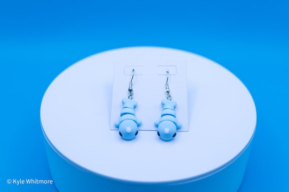 Majestic 3D Printed Articulating Narwhal Earrings - Ocean Life Jewelry