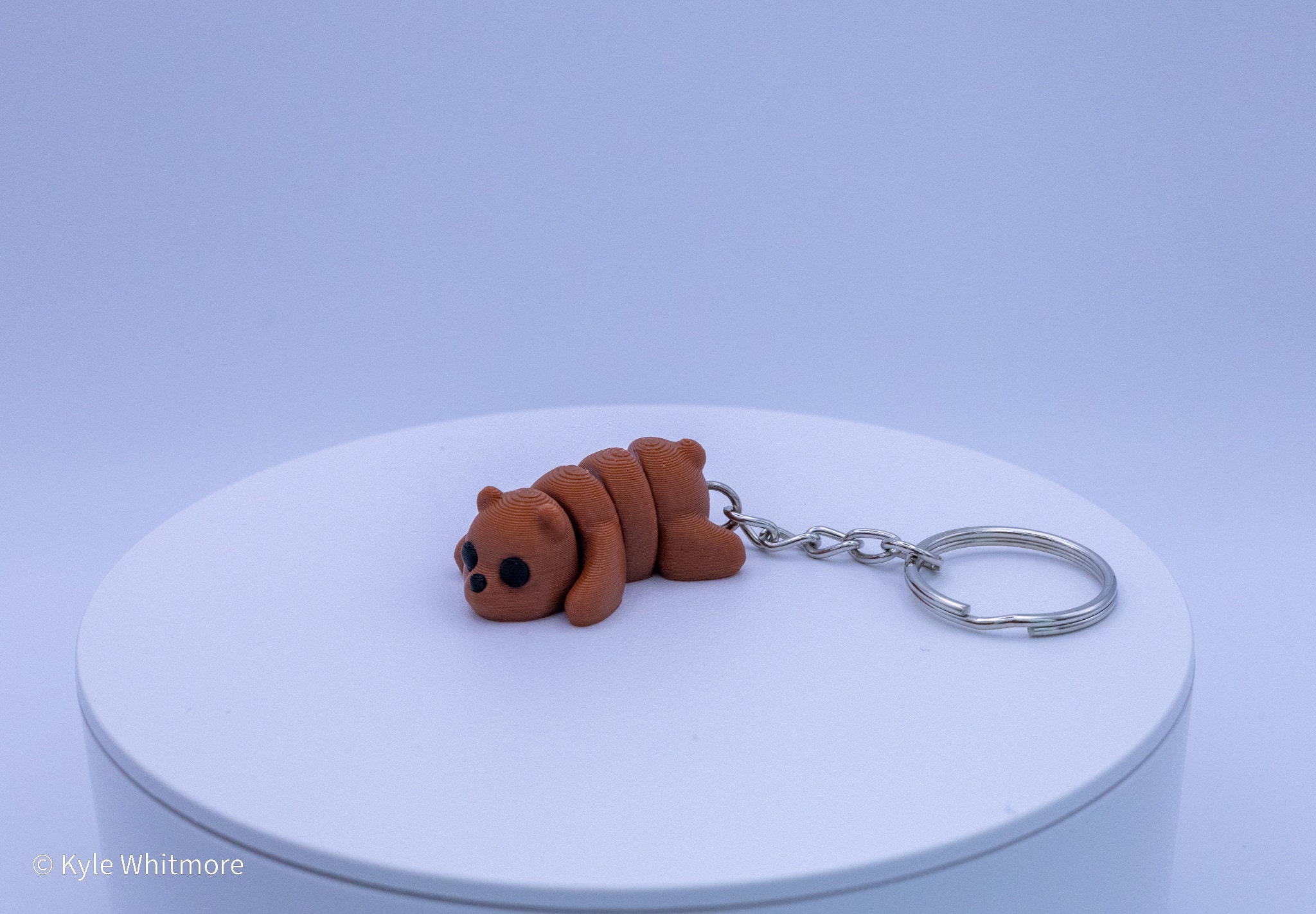 thumbnail image 2 of JIzian Brown Bear Plush Keychain, Stuffed Animals Bag Pendant, Kawaii Plush Bear Keychain, DIY Trinket Plush Keyring Car Keychain Pink Heart Teddy 2 of 9