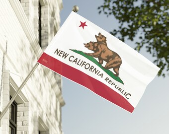Bandiera Promozionale Fallout Repubblica Della California 2x3 Piedi - Nuova Di Zecca Da Loot Crate - Foto 5