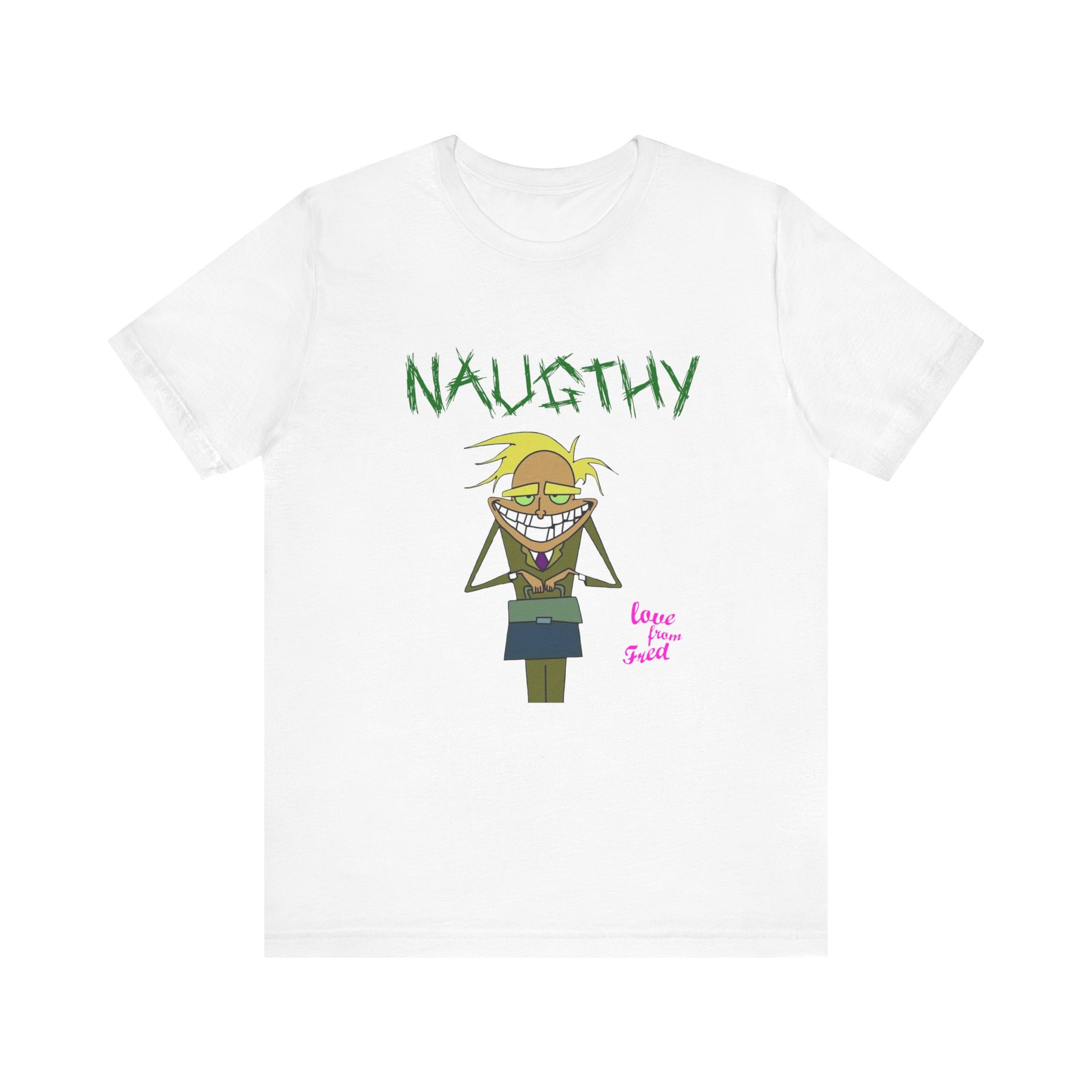 Camiseta Freaky Fred – Inspirada en Coraje, el perro cobarde – Divertida camiseta retro de dibujos animados – Parodia de terror para fans