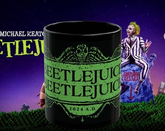 Beetlejuice Limited Edition 2024 Becher, Gruselige Kaffeetasse