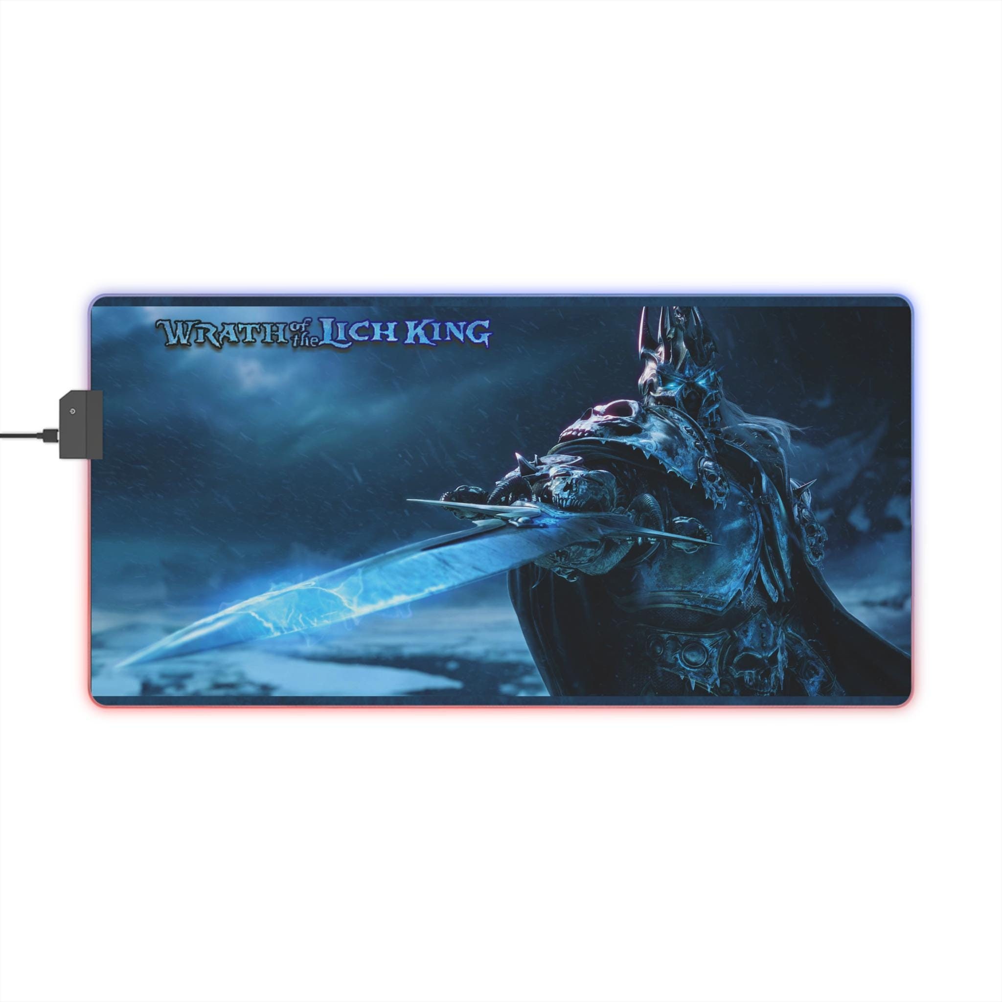 Lich King Wow RGB Gaming Mouse Pad: World of Warcraft Desk Mat - Etsy
