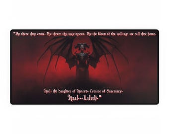 Lilith XXL Gaming Mouse Mat -  Extended Large Mouse Pad - Non Slip