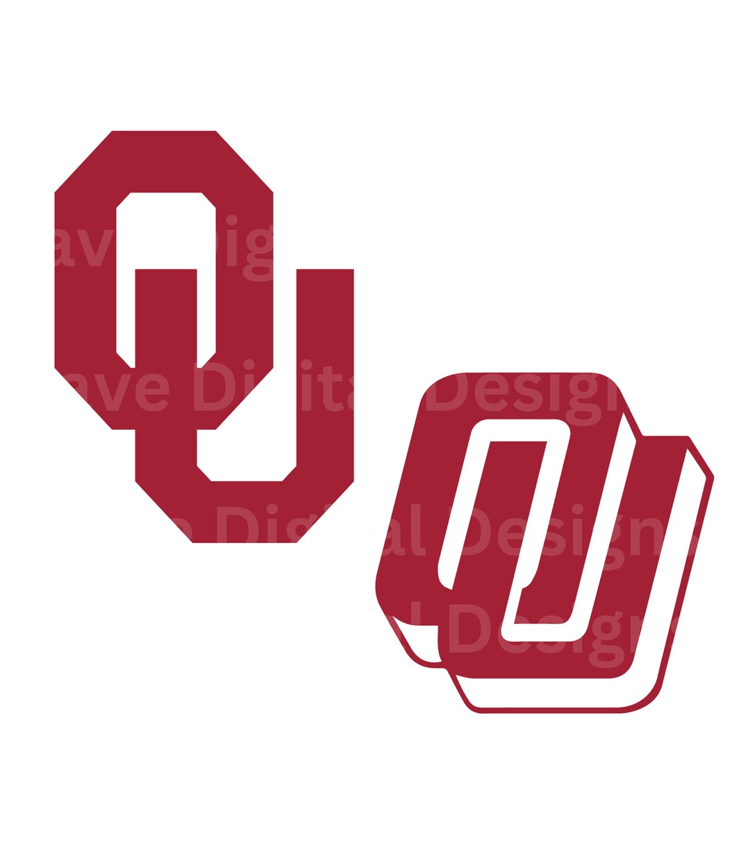 OU PNG College Png OU Sooners Png Silhouette Cameo Instant - Etsy