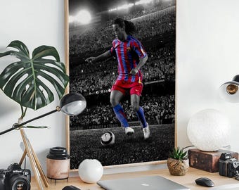 Ronaldinho FC Barcelona Poster | La Liga Icon (Digital Download)