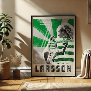 Henrik larsson print - Etsy 日本
