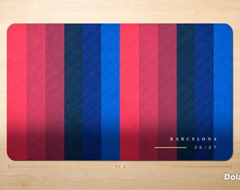 FCバルセロナ デスクマット | XL サッカーマウスパッド | 26/27シーズンをイメージ