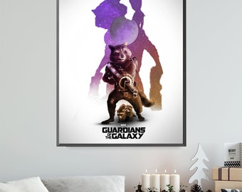 Rocket simplistic poster - Guardians of the Galaxy Volume 3