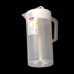 Rubbermaid Mixing Pitcher Jug 2 QT 1.89L 64 Fluid Ounces Translucent White warm & cold drinks summer winter