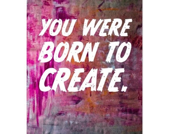 Motivational Poster | Premium Matte Paper | Inspiring Manifestation Art for Home & Office Decor | Positive Affirmation Print