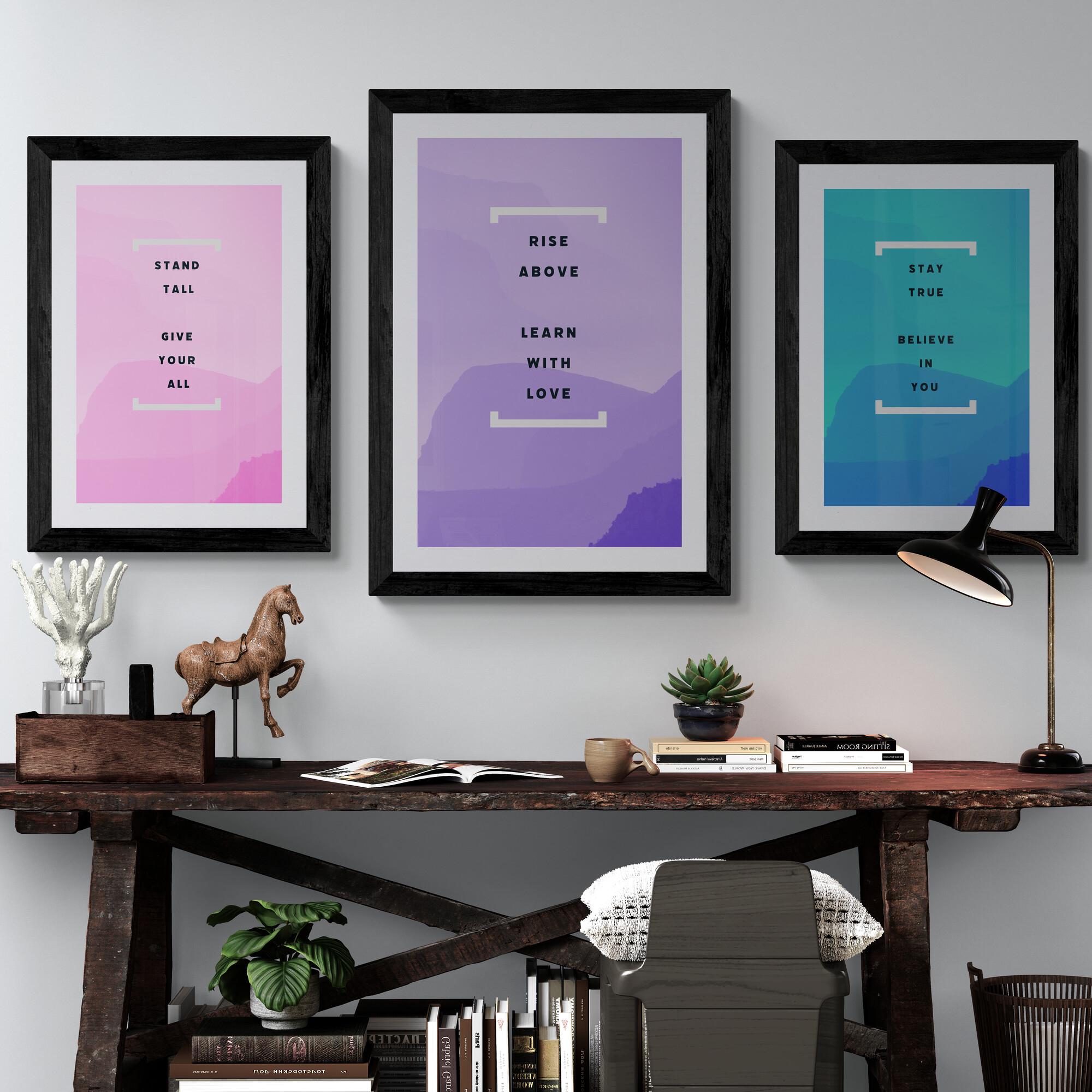 Educational Poster Inspirational Wall Art Motivational Paper Print for ...