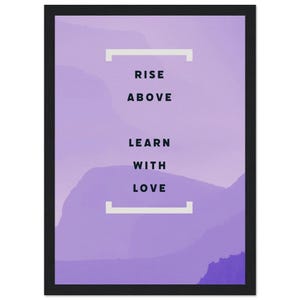 Póster educativo para el aula, aprendizaje preescolar, arte mural inspirador, cita positiva motivacional para el aula, sala de estudio para estudiantes