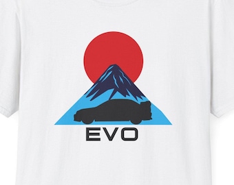 Mitsubishi Lancer Evolution V T-Shirt: 90s JDM Car Enthusiast Gift