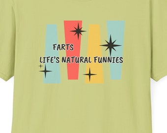 Pedos - Camiseta con chistes naturales de la vida, camiseta con chistes, humor de baño, chistes de pedos, divertidos, chistes de papá