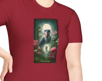Shoebill Stork 'The Lovers' Tarot Card Graphic Tee