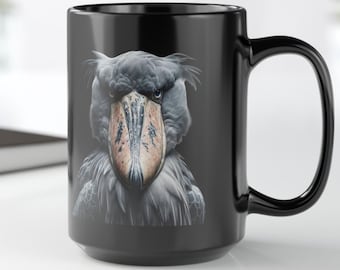 Shoebill Stork Coffee Mug: Enigmatic Bird Lover Gift
