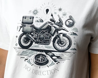 No Direction Motorcycle Adventure Tee