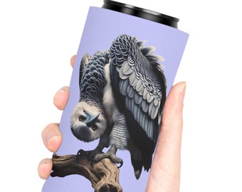 Harpij Eagle Can Koozie - Ondersteboven Eagle Perch Design Can Cooler, Harpy Eagle Lover, Bird Lovers, Birds of TikTok, Cozies, Maagdenpalm