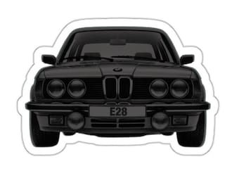 BMW E28 M5 Sticker: Euro Car Enthusiast Gift
