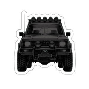 Adesivo Toyota Prado Land Cruiser J70: Decalque para carro off-road 4x4