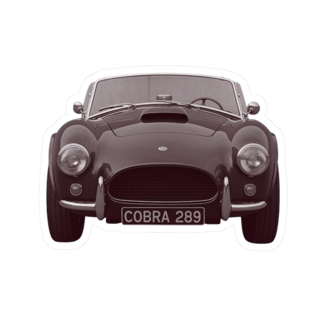AC Cobra 289 Coupe Sticker: Black Tonal Die-cut Vinyl - Etsy