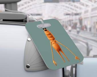 Marcus the Worm Luggage Tag | Robert Help, VRChat Lover, TikTok lover