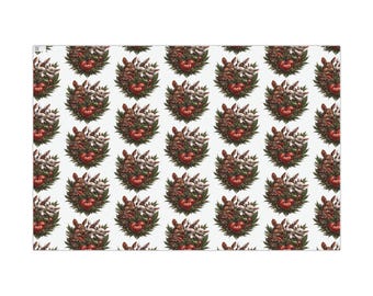 Valentine's Day Marijuana, Weed, 4 Bunnies Heart Wrapping Paper, Weed Lover, Pot Lover, Marijuana Lover, Stoner, 420, Cannabis Lover
