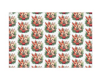 Valentine's Day Marijuana, Weed, Bunnies Heart Wrapping Paper, Weed Lover, Pot Lover, Marijuana Lover, Stoner, Weed Art, 420, Cannabis Lover