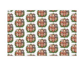 Valentine's Day Marijuana, Weed, Animal Heart Wrapping Paper, Weed Lover, Pot Lover, Marijuana Lover, Stoner, Weed Art, 420, Cannabis Lover
