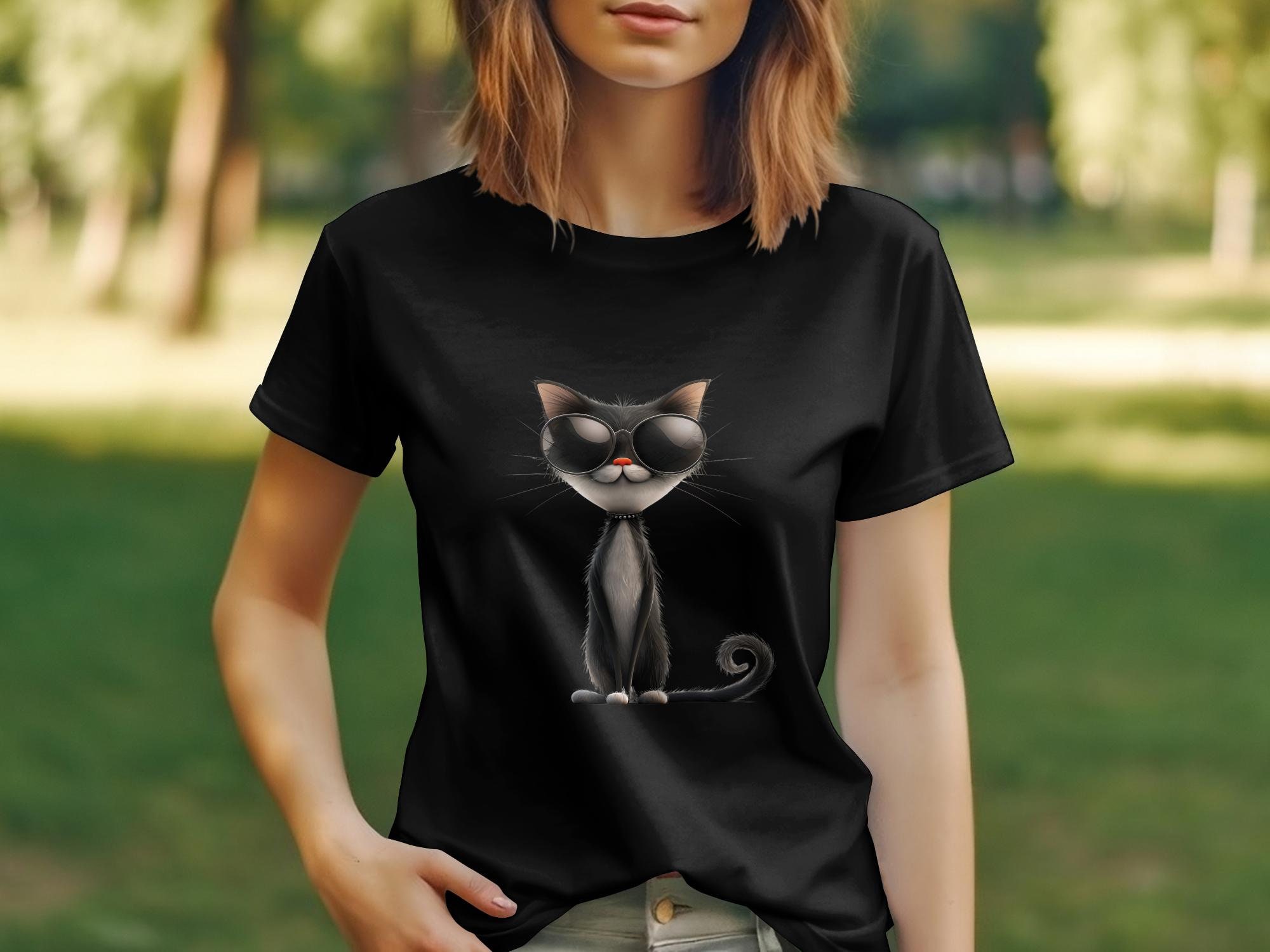 Cartoon cat shirt sale