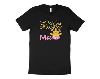 T-shirt de Pâques poussin mignon, t-shirt graphique printemps bébé poulet, chemise oeuf de Pâques unisexe pour enfants, tenue de vacances couleurs pastel