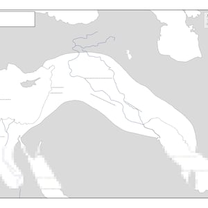 Map of the 6th Fertile Crescent History Resources Middle School Geography image 2