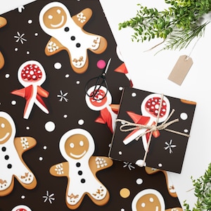 Gingerbread Man Wrapping Paper