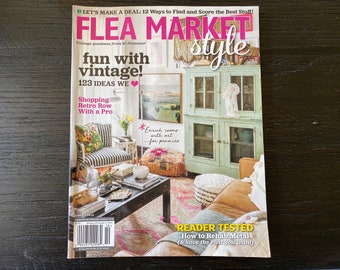 Vintage FLEA MARKET Style Summer 2018 Magazine | Country Decorating Ideas #210 Magazine | “Fun With Vintage” | Magpie Ethel Feature Article