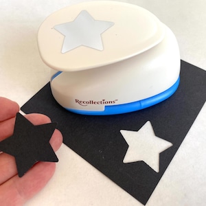 Recollections STAR Paper PUNCH | 1-3/8” x 1-3/8” Star Paper Punch | Star Punch 4 Scrapbooking & Crafting | Pre-Owned Paper Punch