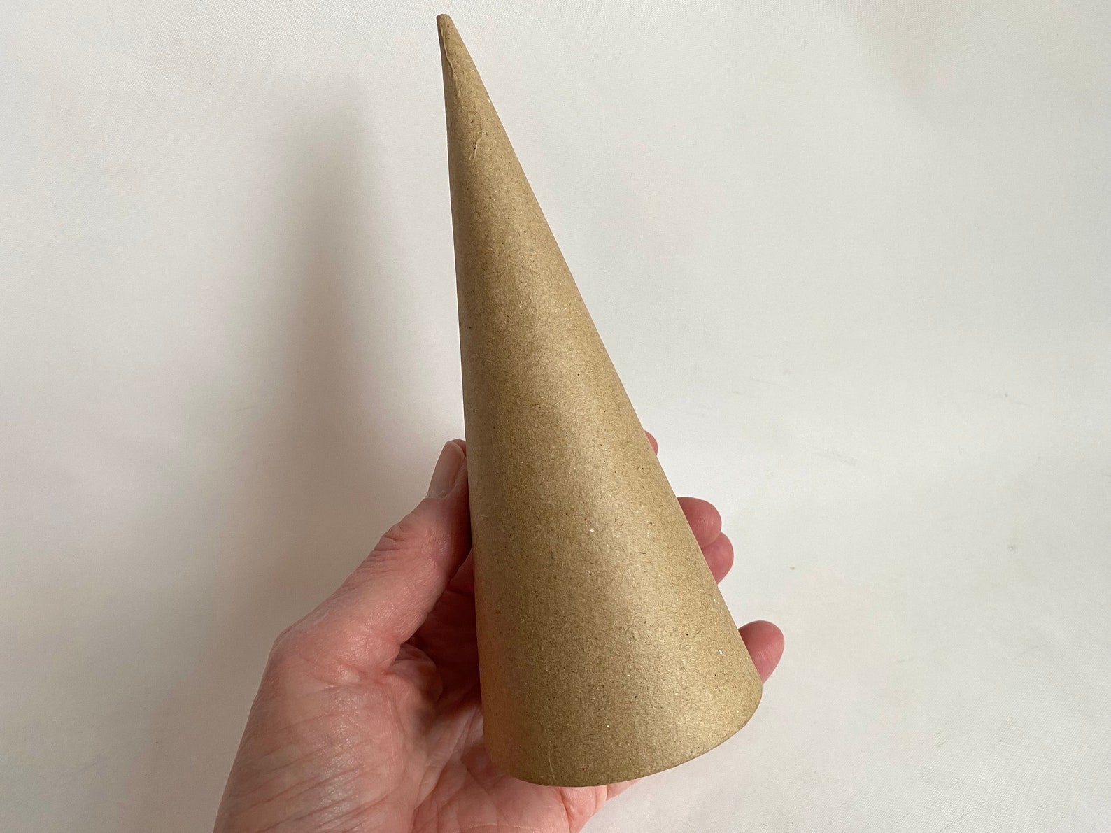 Paper Mache 7 Doll CONE DIY Ready to Decorate Paper Mache Cone