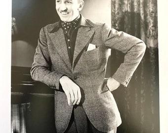 WALT DISNEY hand on hip 8 x 10 Photo | Matte Finish Black & White Photo of Young Walt Disney | Vintage Image of Walt Disney