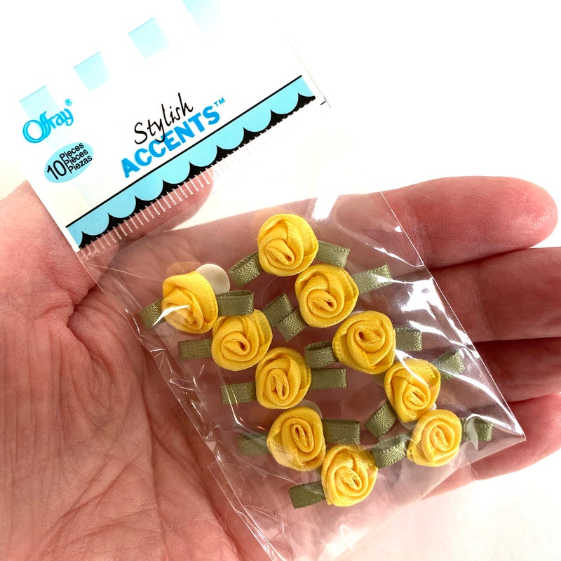 Satin Ribbon Roses - Etsy