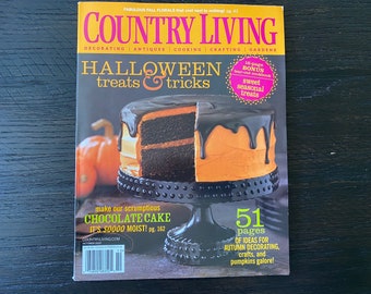 Vintage Halloween COUNTRY LIVING Magazine October 2007 | “Halloween treats & tricks” | Decorating+Antiques+Cooking+Crafting+Gardens