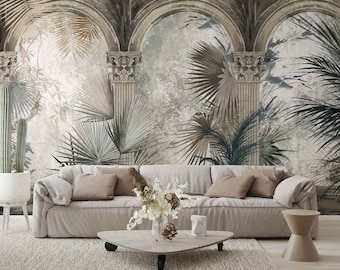 Architectural Archway Wallpaper – Peel and Stick Removable Wall Mural