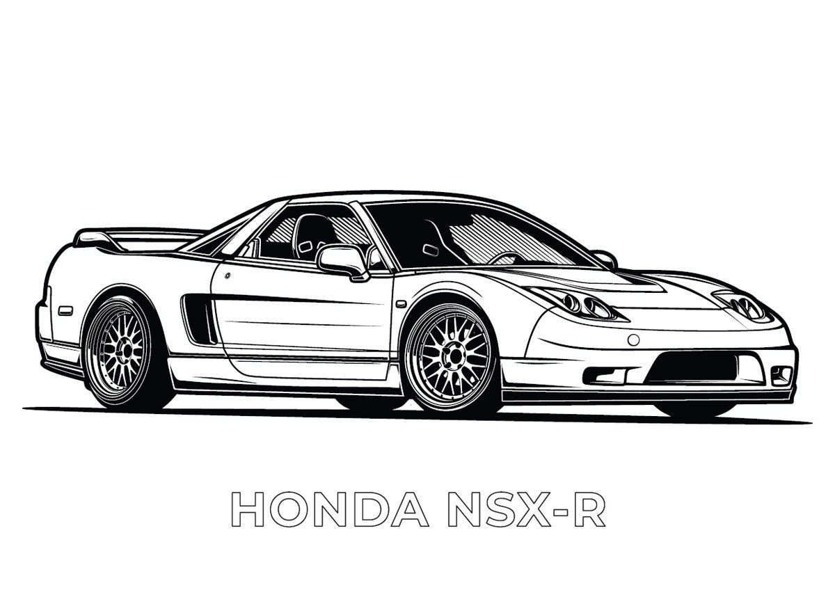 JDM LEGENDS Ultimate JDM Car Colouring Pages (digital Printable) - Etsy ...