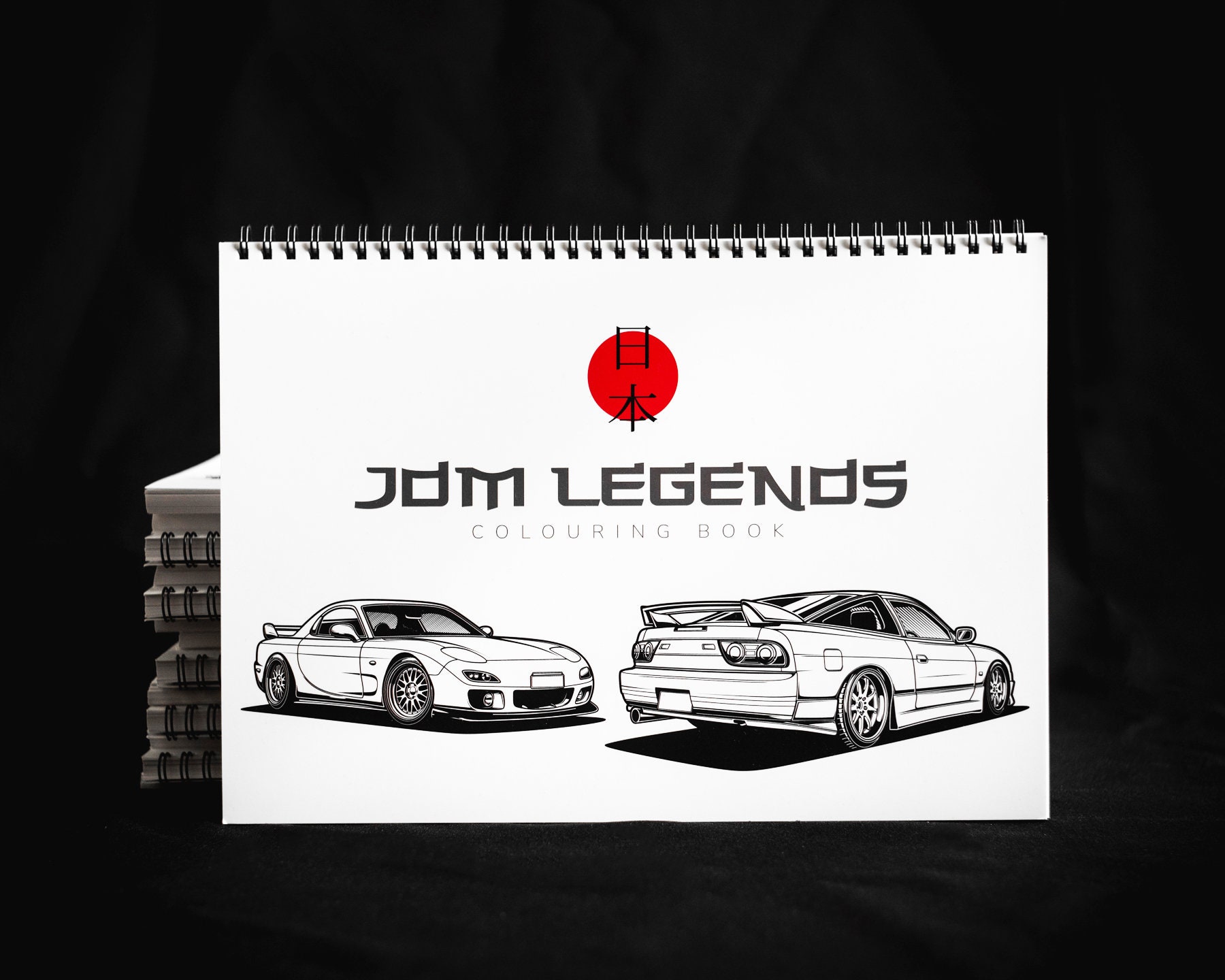 JDM LEGENDS Ultimate Japanese Sports Car Colouring Book - Etsy