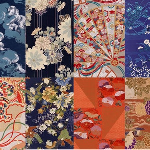 307 Japanese Fabric Pattern Archive Bundle|japanese Design|japanese Art ...