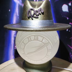 Personalized Back to the Future Lithophane with USB LED Light – Unique Retro Geek Decoration