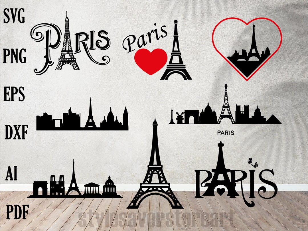 Eiffel Tower SVG, Paris SVG, France SVG, French City Svg, Travel Svg