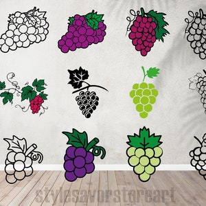 GRAPE SVG, grapes svg, wine svg, grape, grape vector, grape clipart, grape silhouette, grape vine, grape soda, grape cut file,silhouette svg