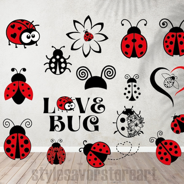 Ladybug SVG | Ladybug Bundle SVG Files | Ladybug SVG Layered | Ladybug Files for Cricut | Ladybug Clipart | Lady Bug Svg