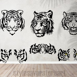 Tiger SVG, Tiger Head Cricut, Tiger Head Svg Bundle, Tiger Head Svg, Tiger Head Monogram, Tiger Head Silhouette,Tiger Cut File,Tiger Clipart