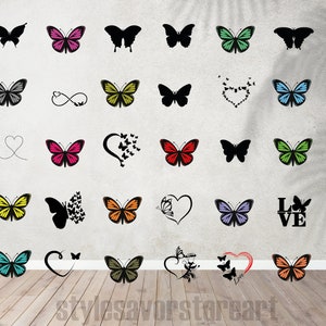 Butterfly Heart Wings Stencil Valentine Svg, Heart Butterfly Svg, Butterfly Wings Svg, Butterfly Svg, Butterflies Svg, Valentine Svg